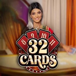 32 Cards online game logo by Ezugi on pelikioskiscasino.fi