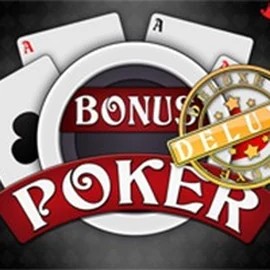 Try Bonus Poker Deluxe - 3 Hands slot by RTG (Reel Time Gaming) on pelikioskiscasino.fi – logo image