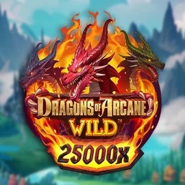 Dragons of Arcane Wild logo – Slots by Foxium at Pelikioski Casino