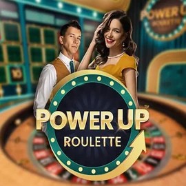 Enjoy PowerUP Roulette by Pragmatic Play – logo hosted on pelikioskiscasino.fi