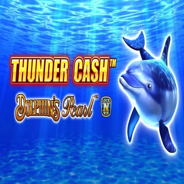 Thunder Cash Dolphins Pearl slot visual from Novomatic available on pelikioskiscasino.fi